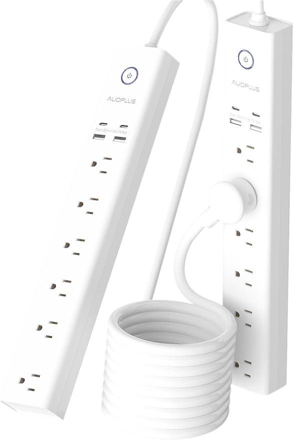 Power Strip Surge Protector by AUOPLUSOFFICIAL