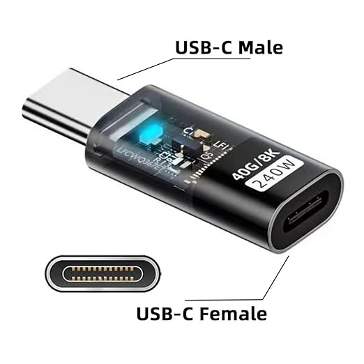 chenyang USB C Connector USB4 Type C 240W Power 40Gbps Data 8K Video Extension - Image 2