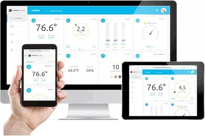 Ambient Weather WS-5050 Ultrasonic Smart Weather Station - Image 7