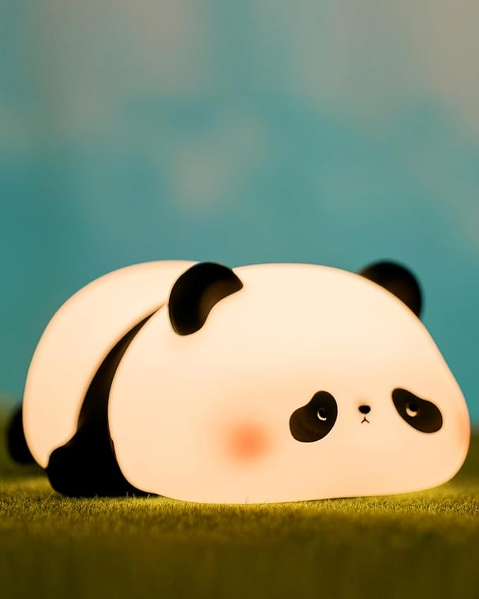 ATSUI Cute Panda Night Light, LED Squishy Novelty Animal Night Lamp, Food Grade by ATSUINIGHTLIGHT