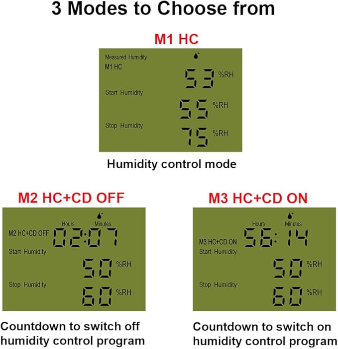 KETOTEK Digital Humidity Controller Outlet Plug - Image 4