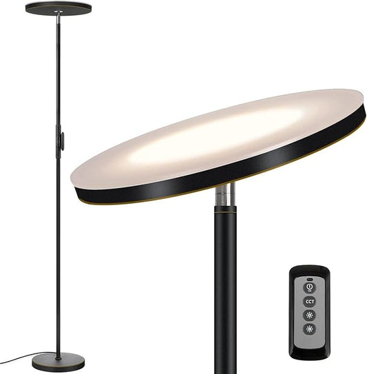 JOOFO Floor Lamp, 30W/2400LM Sky LED Modern Torchiere 3 Color Temperatures by JOOFO