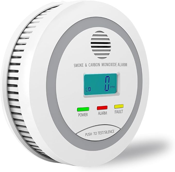 Virtue Sensor Smoke & Carbon Monoxide Detector, 2-in-1 CO Detector Alarm by VirtueSensor