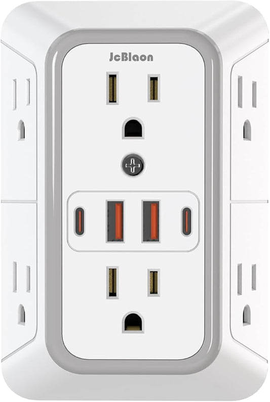 JcBlaon Outlet Extender Surge Protector by JcBlaon