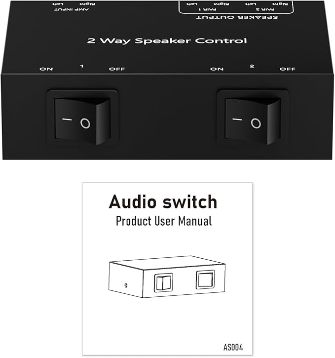 Y.D.F 2-Channel（1 in 2 Out） Speaker Selector Switcher Box - Image 8