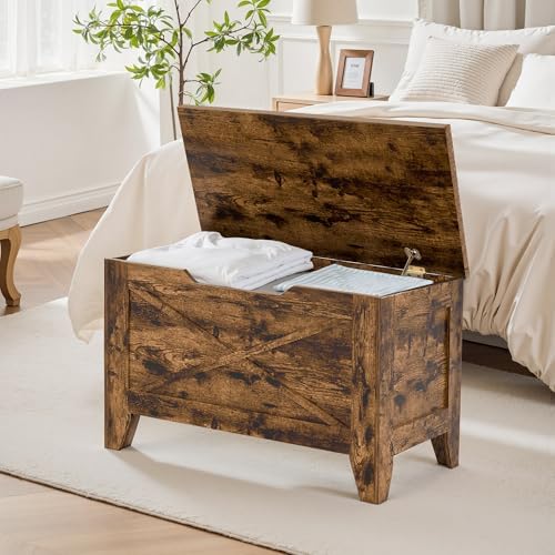 vecelo 30" storage bench, entryway shoe ottoman, farmhouse, package contents