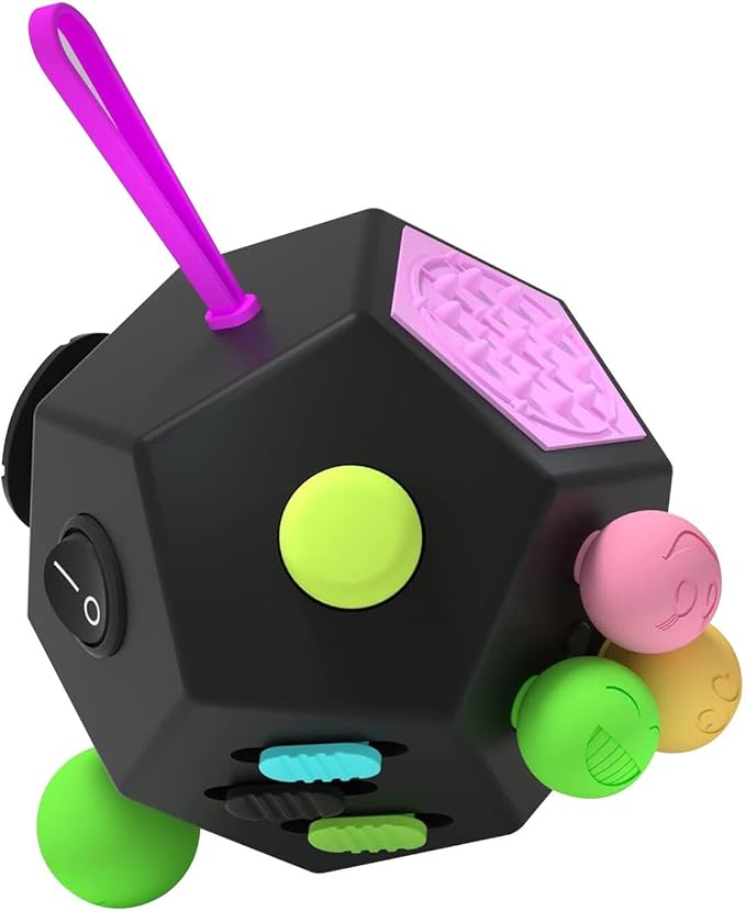 Fidget Dodecagon –12-Side Fidget Toys Cube Relieves Stress and Anxiety Anti by DoDoMagxanadu