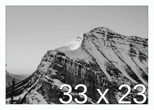 Frame It Easy 33 x 23 White Wood Frame by FrameItEasy