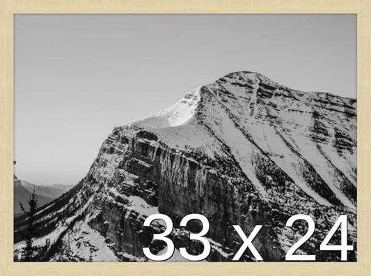 Frame It Easy 33 x 24 Wheat Wood Frame by FrameItEasy
