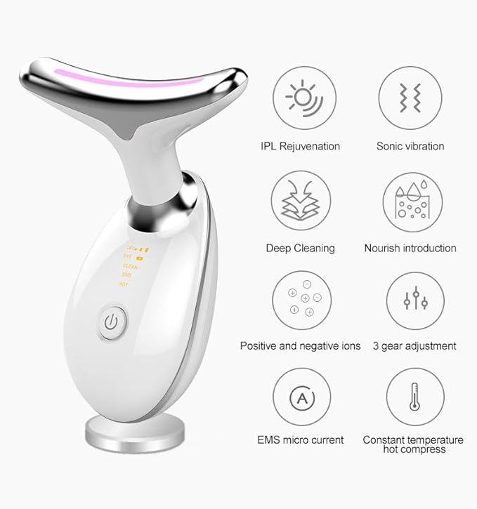 Face Neck Tool for Skin Care, Electric Neck Face Lifting Device for Wrinkle - Image 4
