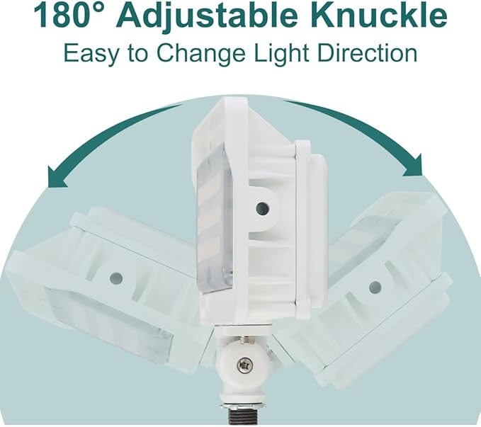 kadision LED Flood Light 50W/40W/30W, 3CCT 3000K/4000K/5000K Selectable - Image 4