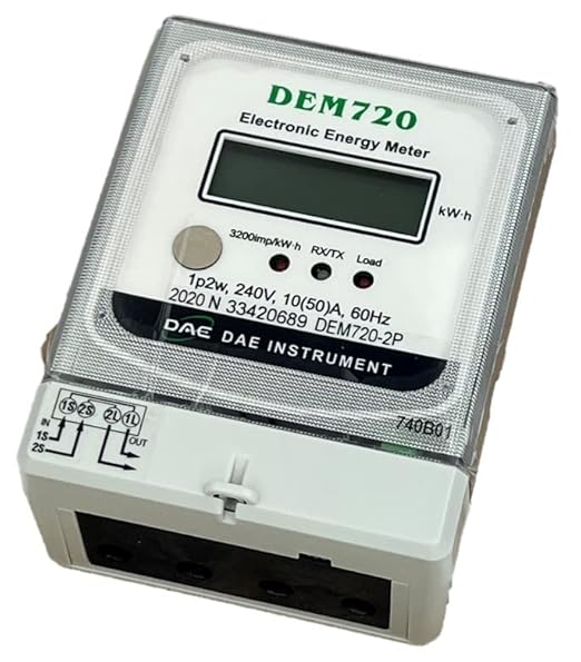 DAE DEM720-2P, 240V Electric kWh Submeter, Internal CT by DAEControls