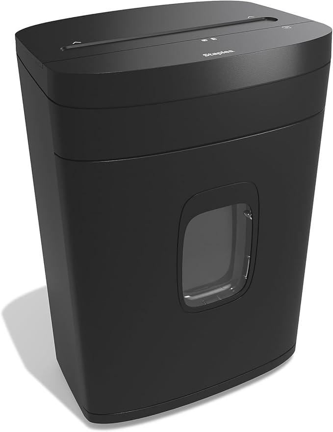 Staples 12-Sheet Micro-Cut Shredder – High-Security Document & Credit Card by Staples