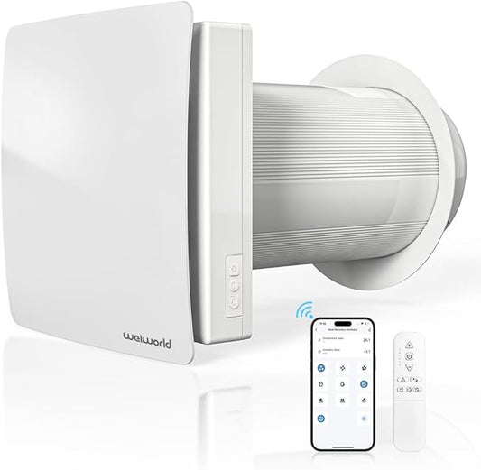 Weiworld Through the Wall HEPA Ventilation Fan- Ultra Quiet EC Motor Wall Vent by weiworld