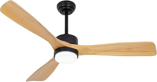 revoici 52” Ceiling Fans with Lights Remote Control, Quiet DC Motor 3 Blade by REVOICISMARTCEILINGFAN