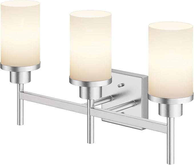 AONEON Bathrom Light Fixtures Brushed Nickel 3-Light by AONEON