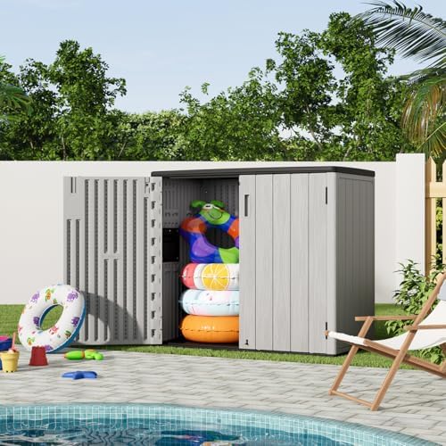 kinying outdoor horizontal storage sheds,37 cu.ft outdoor storage, package contents