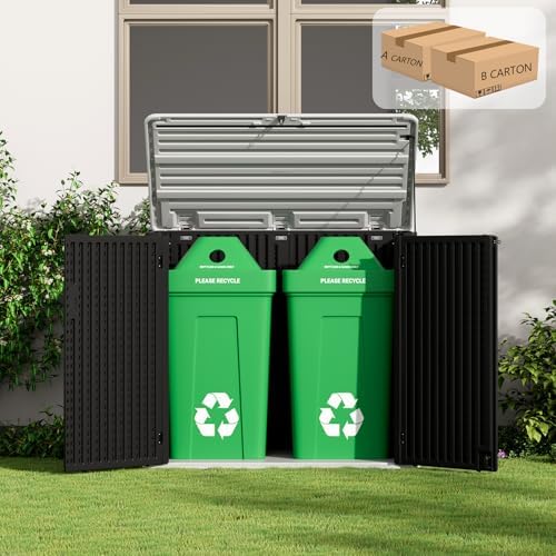 zzm large outdoor storage shed, 48 cu ft, side view