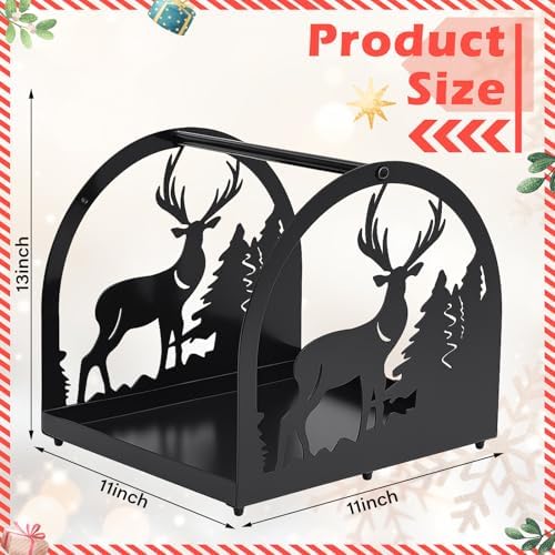 firewood carrier small firewood rack indoor with elk shown in use