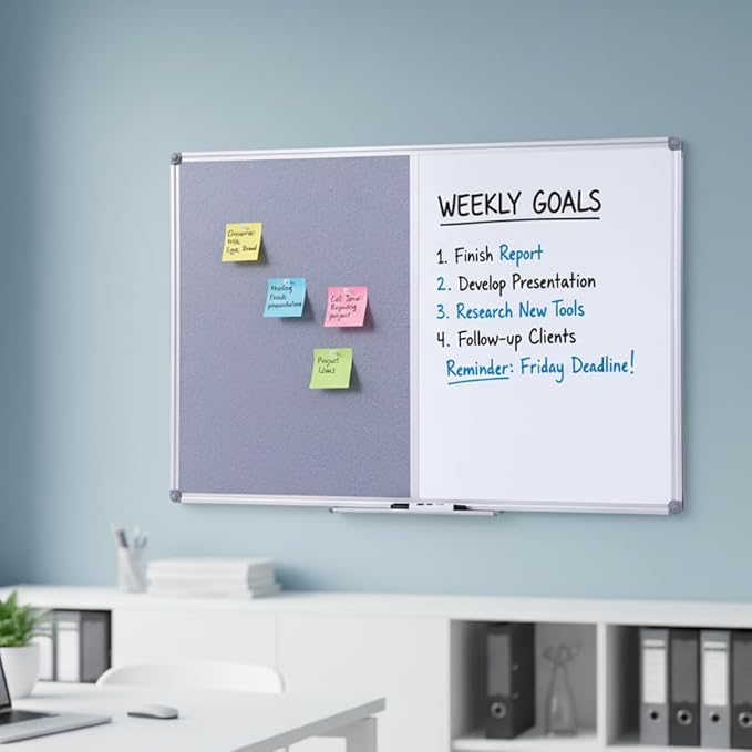 48x36 inch Large Magnetic Combo Board - Image 5