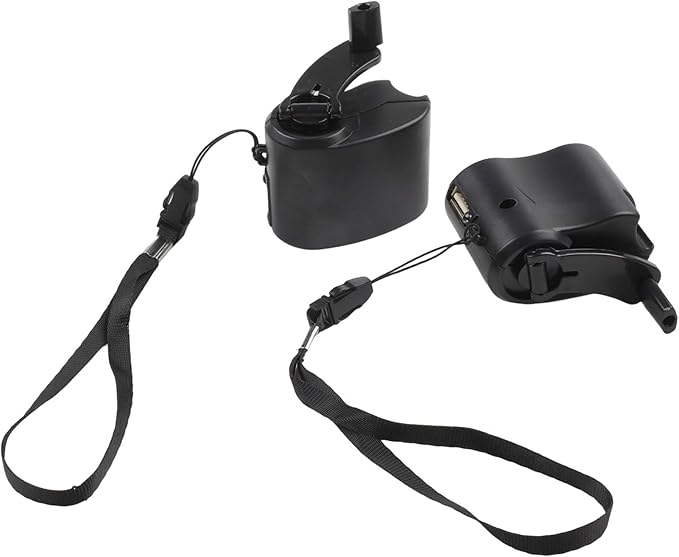 2PCS USB Hand Crank Charger Generator Manual Dynamo Power Supply by Unknown