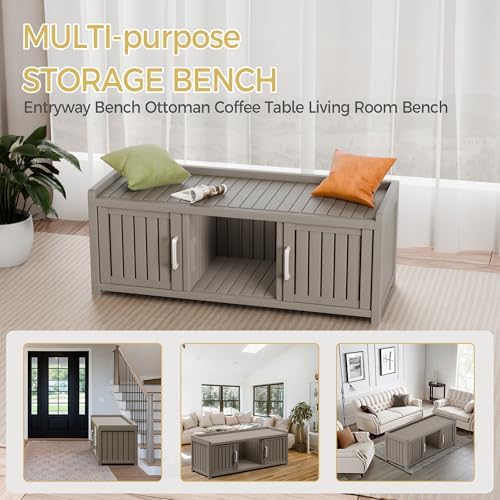 storage bench - waterproof resin shoe bench with, package contents