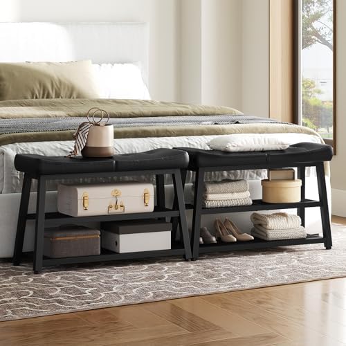 yatiney shoe bench, 3-tier shoe rack, entryway bench on a desk or shelf