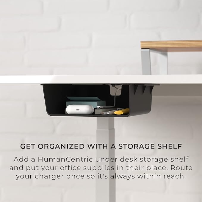 HumanCentric Under Desk Storage Shelf, Drawer Organizer - Image 2