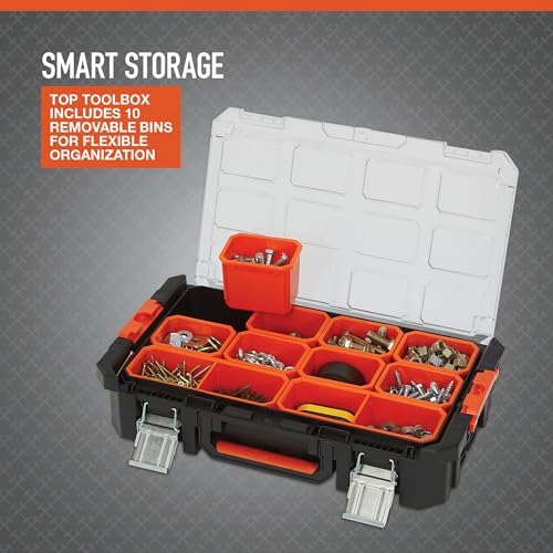 ironton light-duty modular rolling toolbox system, close-up detail