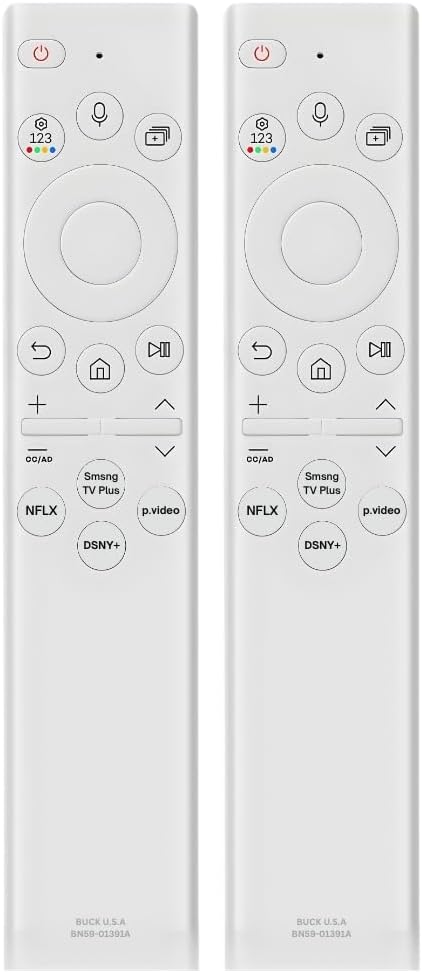 2 Pack BN59-01391A Samsung TV Remote Control Replacement by BuckUSA