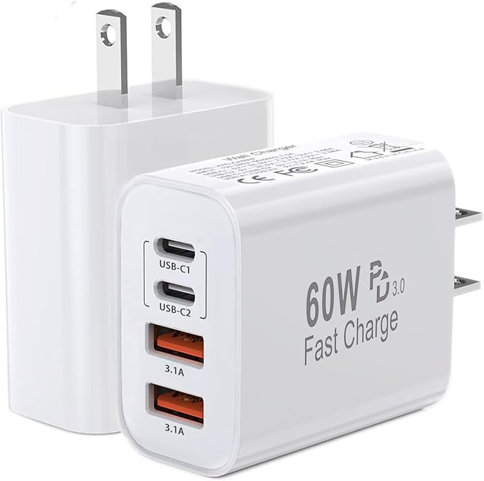 60W USB C Charger Block, iPad Pro/Air/Mini by Unknown
