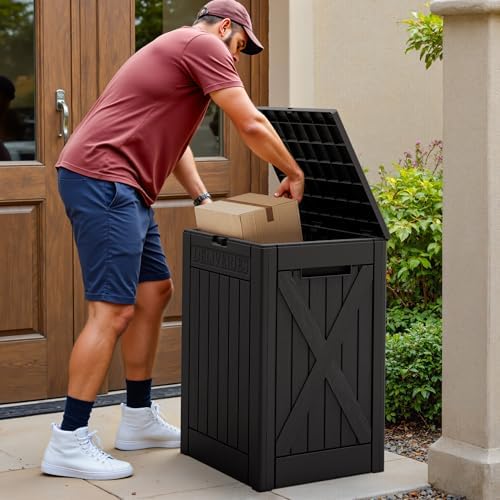 devoko 48 gallon package delivery box outdoor secure, package contents