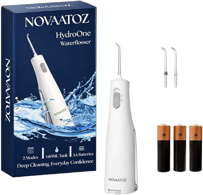 NOVAATOZ HydroOne Cordless Battery Operated Water Flosser by Unknown
