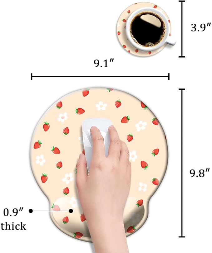 Ergo Comfort Gel Wrist Rest Mouse Pad-Ergonomic Office Mousepad - Image 6