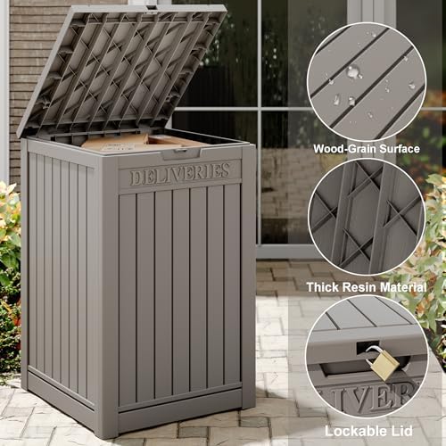 lhbgo package delivery box for outside, 48 gallon, package contents
