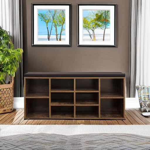 vasagle custos collection - shoe bench, storage bench, package contents