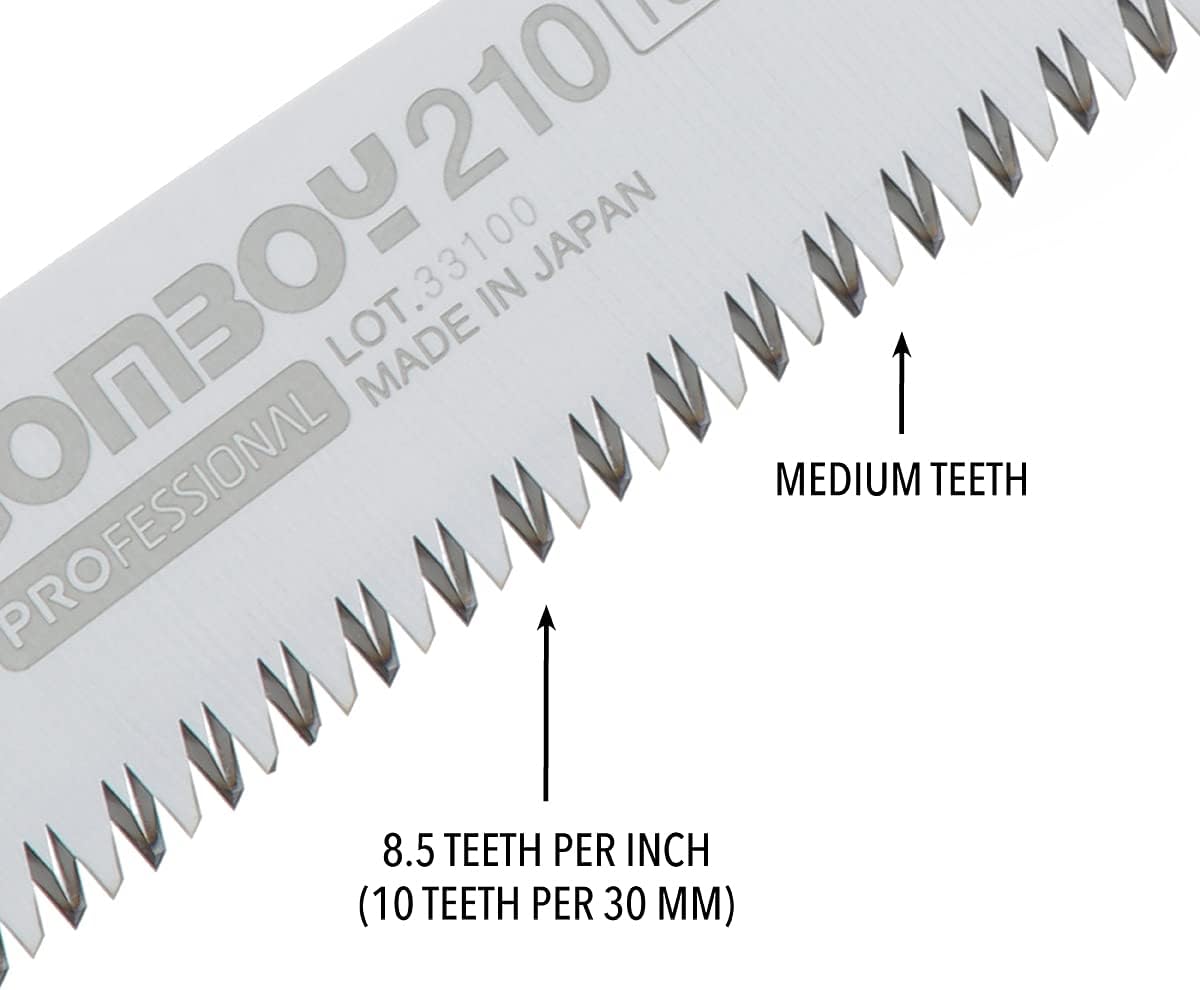 Silky GomBoy Professional Folding Saw 210mm Medium Teeth (121-21)