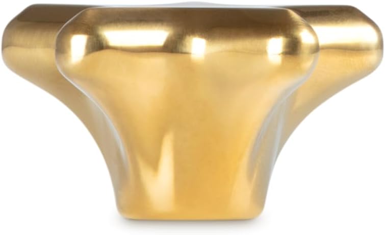Le Creuset Large Stainless Steel Star Knob, Gold