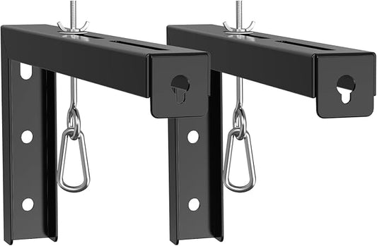 WALI Universal Projector Screen Ceiling Mount, Wall Hanging Mount L-Brackets by WALI