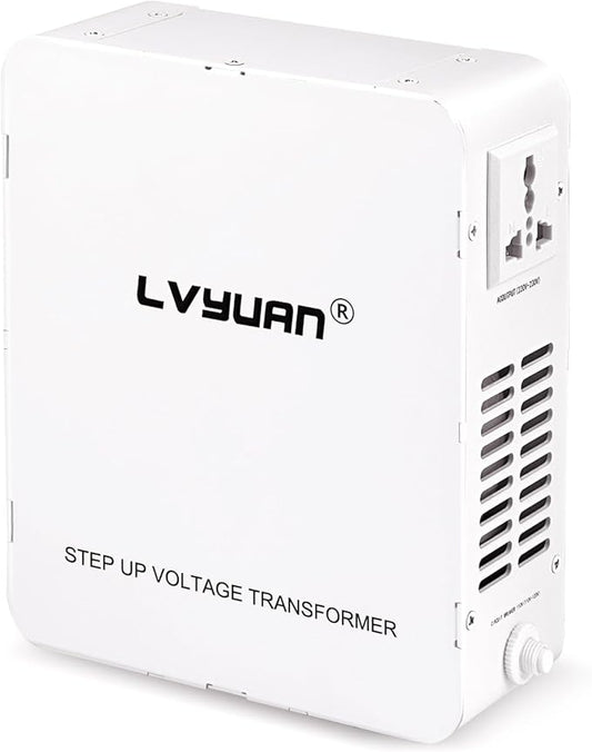 LVYUAN 2000W Voltage Transformer Step Up/Down Converter, 110V/120V to 220V/240V by LVYUAN