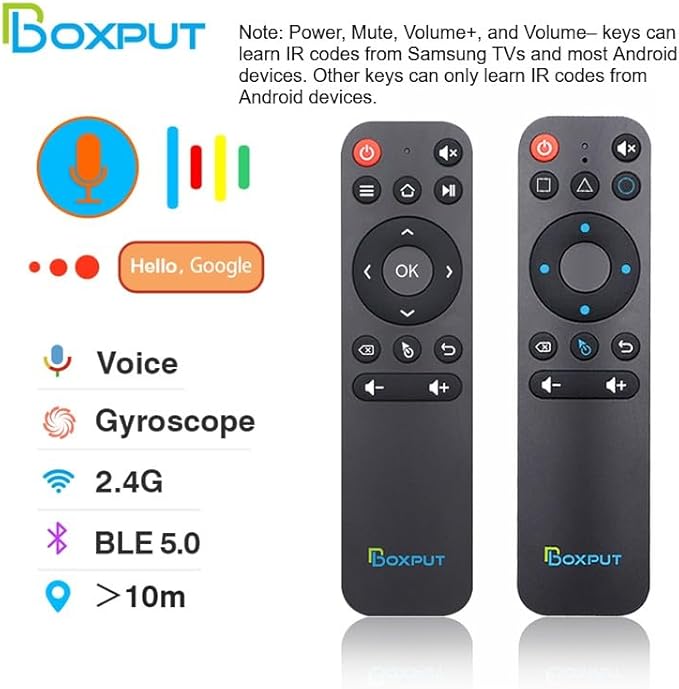 BOXPUT BPR1S Plus Air Mouse Remote BT & 2.4G RF Replacement Remote - Image 4