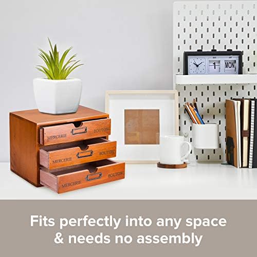 5-piece vintage organization and storage set - single, package contents