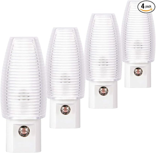 Emotionlite Plug in Night Light, Neutral White LED Nightlight, Dusk to Dawn by Emotionlite