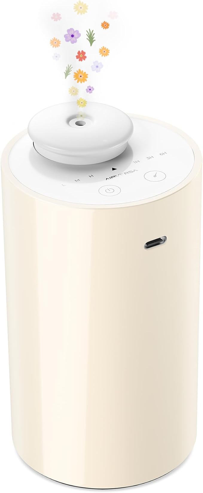 Airversa Waterless Diffuser for Essential Oil, Car Diffsuer, Battery Operated by Airversa