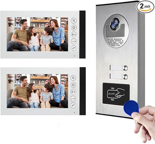 ANJIELO SMART Wired Video Multifamily Apartment Intercom System, by ANJIELOSMART