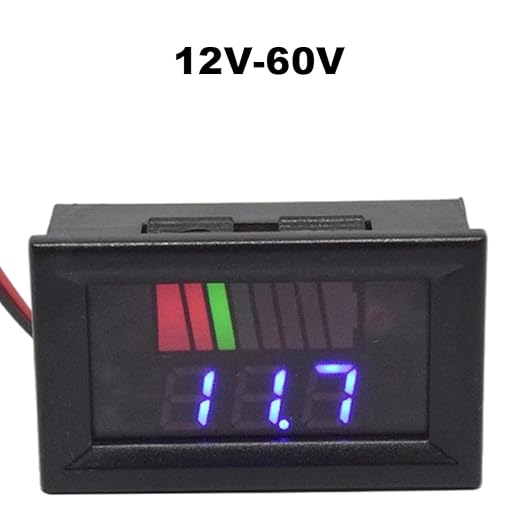 Battery Charge Level Indicator Car Battery Capacity Meter Tester Checker - Image 4