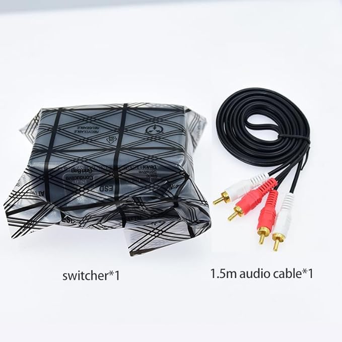 2 in 4 Out or 4 in 2 Out Audio Sound selector RCA Female Stereo Channel 2 - Image 6