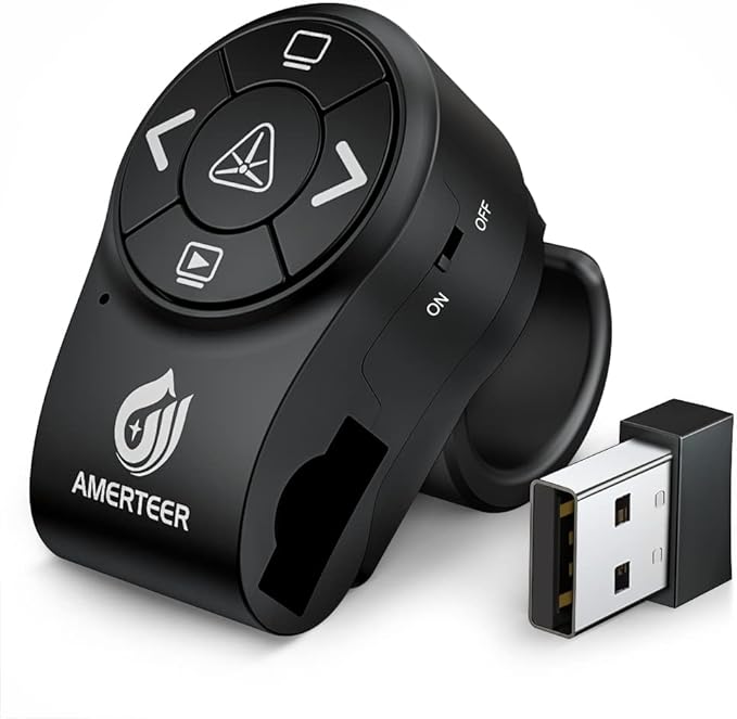 AMERTEER Wireless Presentation clicker by AMERTEER