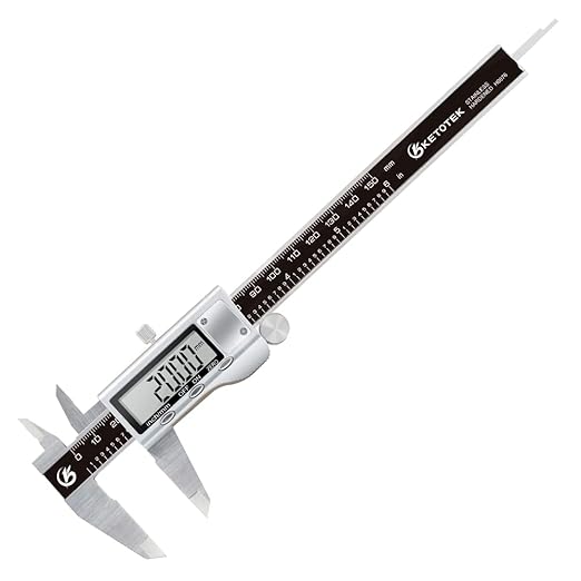 KETOTEK Digital Caliper 6 Inch Measuring Tool, Stainless Steel Electronic - Image 6