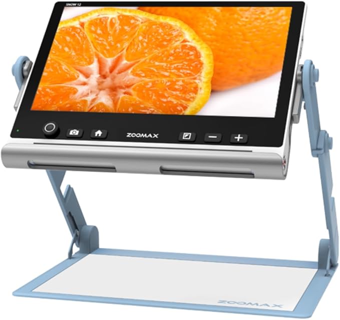 Snow 12 Inch Foldable Portable Video Magnifier by Zoomax by ZoomaxTechnology